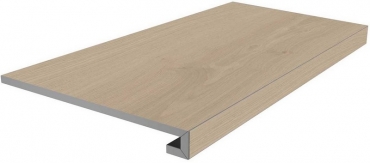 Kerama Marazzi Ступень клееная Альберони бежевый светлый матовый обрезной SG643420R/GCF 33x60 матовая
