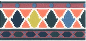 Декоративный элемент Kerama Marazzi Алькасар HGD/A328/16000 7,4x15 глянцевый