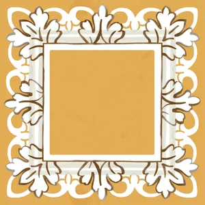 Декоративный элемент Kerama Marazzi Алмаш жёлтый глянцевый HGD/B525/TOB001 9,8x9,8 глянцевый