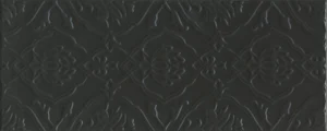 Плитка Kerama Marazzi Альвао структура черный матовый 7230 20x50 матовая