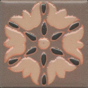 Вставка Kerama Marazzi Анвер 12 коричневый OS/C178/21052 4,9x4,9 матовая