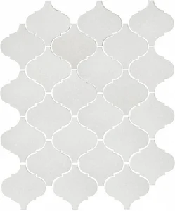 Плитка Kerama Marazzi Арабески глянцевый белый 65000 26x30 глянцевая