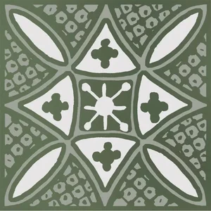 Декоративный элемент Kerama Marazzi Бахия KMD3STA019GN 2 Зеленый глянцевый 9,8x9,8