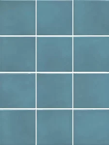 Керамогранит Kerama Marazzi Бахия KM1010G0060N Бирюзовый глянцевый из 12 частей 9,8x9,8 29,8x39,8
