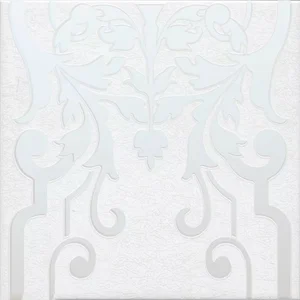 Декоративный элемент Kerama Marazzi Барберино 2 белый глянцевый HGD/A566/5155 20x20 глянцевый