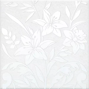 Декоративный элемент Kerama Marazzi Барберино 3 белый глянцевый HGD/A567/5155 20x20 глянцевый