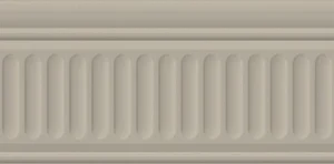 Kerama Marazzi Бордюр Бланше серый структурированный 19050/3F 9,9x20 глянцевый