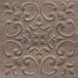Вставка Kerama Marazzi STGC481SG1550 Браш Вуд Коричневый тёмный 9,9x9,9 матовая