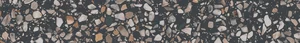 Бордюр Kerama Marazzi Бричиола KM6060G0021RBT6 Чёрный матовый Обрезной 9,5x60