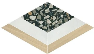 Kerama Marazzi Бричиола Декор 1 Наборный ID137 17x30 матовый