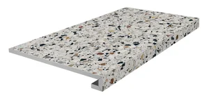 Ступень Kerama Marazzi Бричиола KM6060G0001RGCF Фронтальная Клееная Белый матовая Обрезной 33x60