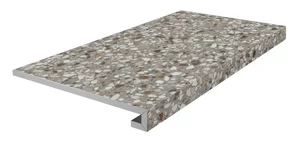 Ступень Kerama Marazzi Бричиола KM6060G0011RGCF Фронтальная Клееная Серый матовая Обрезной 33x60