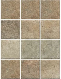 Плитка Kerama Marazzi Брюссель из 12 частей микс 1326 9,8x9,8 матовая