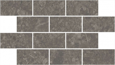 Декоративный элемент Kerama Marazzi Чеппо ди Гре мозаичный коричневый матовый обрезной DD606320/MM 20x34,5 матовый