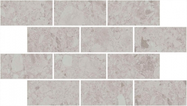 Декоративный элемент Kerama Marazzi Чеппо ди Гре мозаичный серый светлый матовый обрезной DD605820/MM 20x34,5 матовый