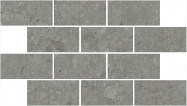 Декоративный элемент Kerama Marazzi Чеппо ди Гре мозаичный серый тёмный матовый обрезной DD606120/MM 20x34,5 матовый