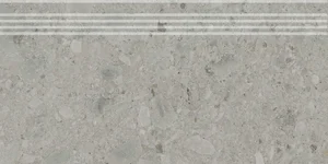 Kerama Marazzi Ступень Чеппо ди Гре серый матовый обрезной DD606020R/GR 30x60 матовая