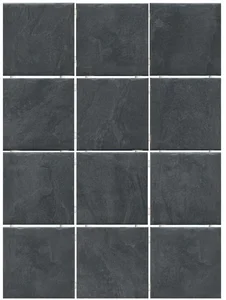 Плитка Kerama Marazzi Дегре чёрный 9,8х9,8 1301H 30x40 матовая