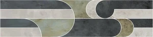 Kerama Marazzi Джардини Бордюр Наборны ID123T 15x60 глянцевый