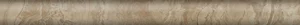 Бордюр Kerama Marazzi Эвора бежевый глянцевый обрезной SPA052R 2,5x30 глянцевый