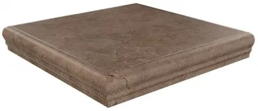 Kerama Marazzi Ступень угловая Фаральони коричневый SG158200R/GR/AN 34x34 матовая