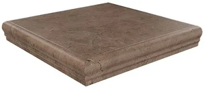 Kerama Marazzi Ступень угловая Фаральони коричневый SG158200R/GR/AN 34x34 матовая