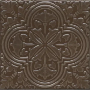 Декоративный элемент Kerama Marazzi Фес KMD3STA005BN Коричневый глянцевый 15x15