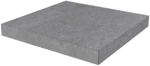 Kerama Marazzi Ступень угловая клееная Фондамента серый DL500920R/GCA 33x33 матовая