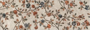 Kerama Marazzi Декор Гран-Виа цветы обрезной VT/A26/13083R 30x89,5 глянцевый