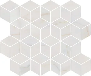 Мозаика Kerama Marazzi Греппи Белый T017/14003 37,5x45 глянцевая