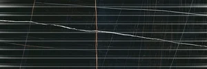 Плитка Kerama Marazzi Греппи Черный Структура Обрезной 14035R 40x120 глянцевая