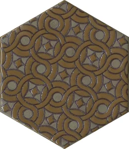 Kerama Marazzi Гроссето декор коричневый VT/B559/SG23041N 20x23,1 матовый