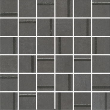 Декоративный элемент Kerama Marazzi Гварди 1 мозаичный антрацит матовый обрезной MM13132 30x30 матовый