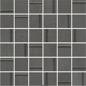 Декоративный элемент Kerama Marazzi Гварди 1 мозаичный антрацит матовый обрезной MM13132 30x30 матовый