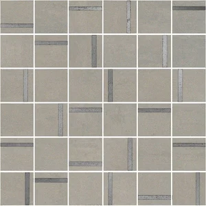 Декоративный элемент Kerama Marazzi Гварди 2 мозаичный серый светлый матовый обрезной SG640120/MM 30x30 матовый