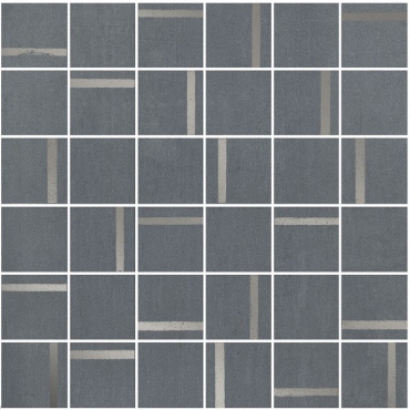Декоративный элемент Kerama Marazzi Гварди 2 мозаичный синий матовый обрезной SG640220/MM 30x30 матовый