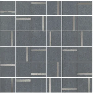 Декоративный элемент Kerama Marazzi Гварди 2 мозаичный синий матовый обрезной SG640220/MM 30x30 матовый