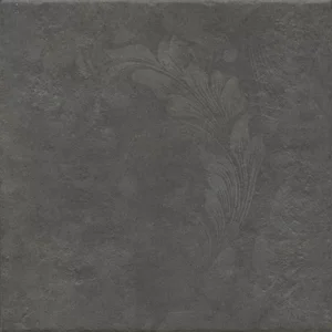 Керамогранит Kerama Marazzi Хадду KM4040G0091N Серый Тёмный матовый Декорированный 40,2x40,2