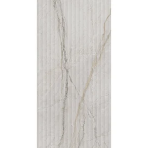 Плитка Kerama Marazzi Ифран серый светлый глянцевая структура обрезной KM6012B0110R 60x119,5