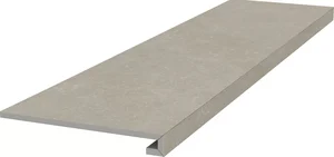 Ступень Kerama Marazzi Касабланка KM6012G0201RGCF Фронтальная Клееная HP Серый Светлый матовая Обрезной 33x119,5