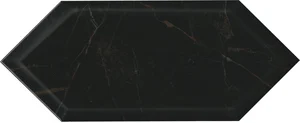 Плитка Kerama Marazzi Келуш грань черный глянцевый 35010 14x34 глянцевая