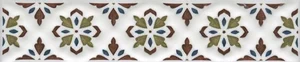 Kerama Marazzi Бордюр Клемансо орнамент STG/B621/17000 3x15 глянцевый