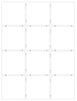 Конфетти белый блестящий 1146T