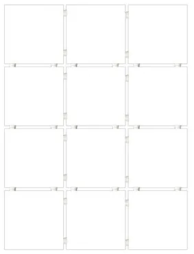Плитка Kerama Marazzi Конфетти белый блестящий 1146T 9,9x9,9 глянцевая