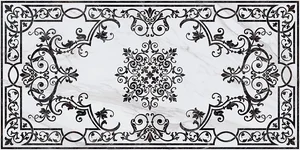 Декоративный элемент Kerama Marazzi Ковры SG591702R 119,5x238,5 глянцевый