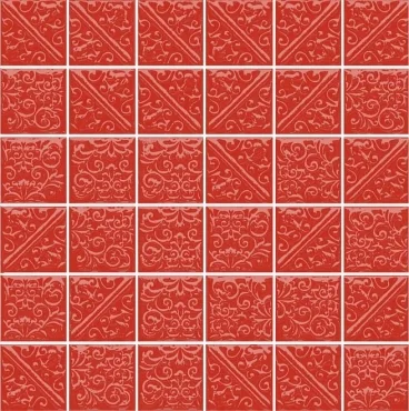 Плитка Kerama Marazzi Ла-Виллет красный 21024 30,1x30,1 глянцевая