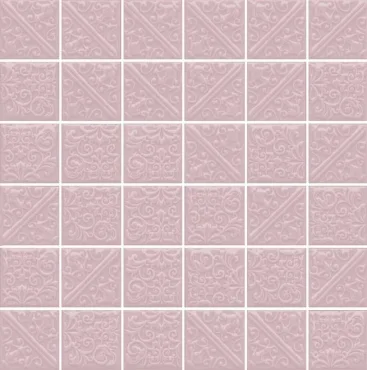 Плитка Kerama Marazzi Ла-Виллет розовый светлый 21027 30,1x30,1 глянцевая