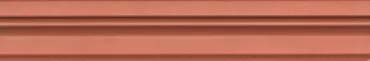 Бордюр Kerama Marazzi Багет Магнолия оранжевый матовый обрезной BLC026R 2x30 матовый