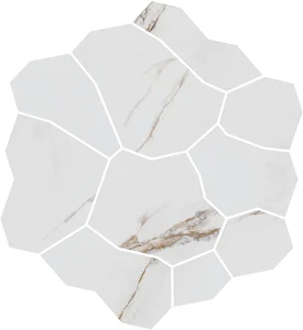 Декоративный элемент Kerama Marazzi Марсель KMD2HID022GR Наборный белый матовый обрезной 31,5x34,2