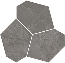 Декоративный элемент Kerama Marazzi Марсель KMD2HID023BR Наборный серый глянцевый обрезной 25,5x26,5